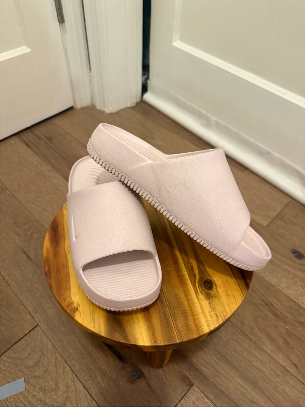 Nike Women's Slide Sandals in Pale Pink